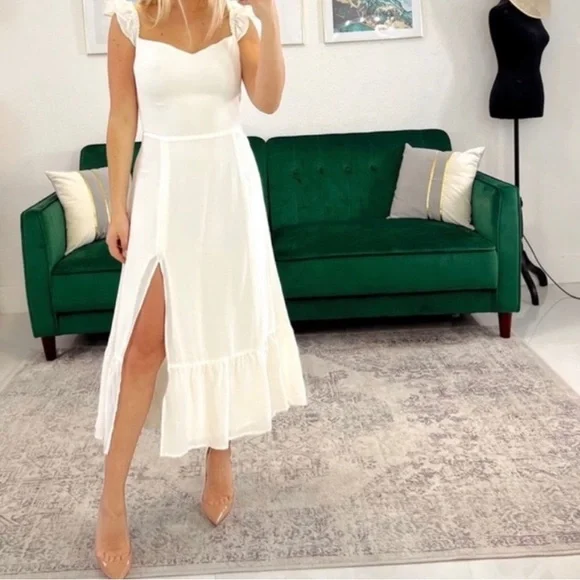 🆕 Reformation Bondi Ivory Dress - Size 8 - Picture 2 of 2